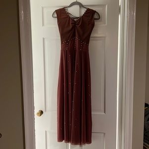 Weissman nude blush contemporary dance costume size small.